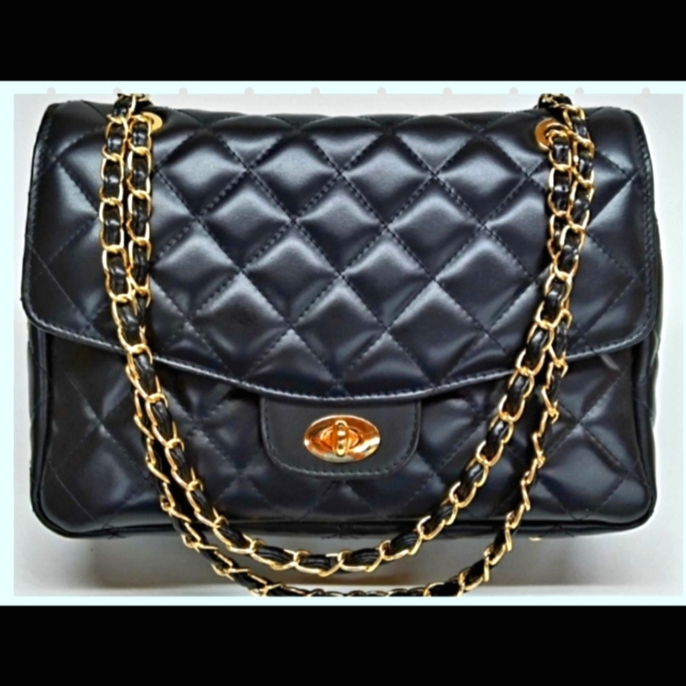 BRAND NEW GENIUNE LEATHER SHOULDER/CROSSBODY BAG
